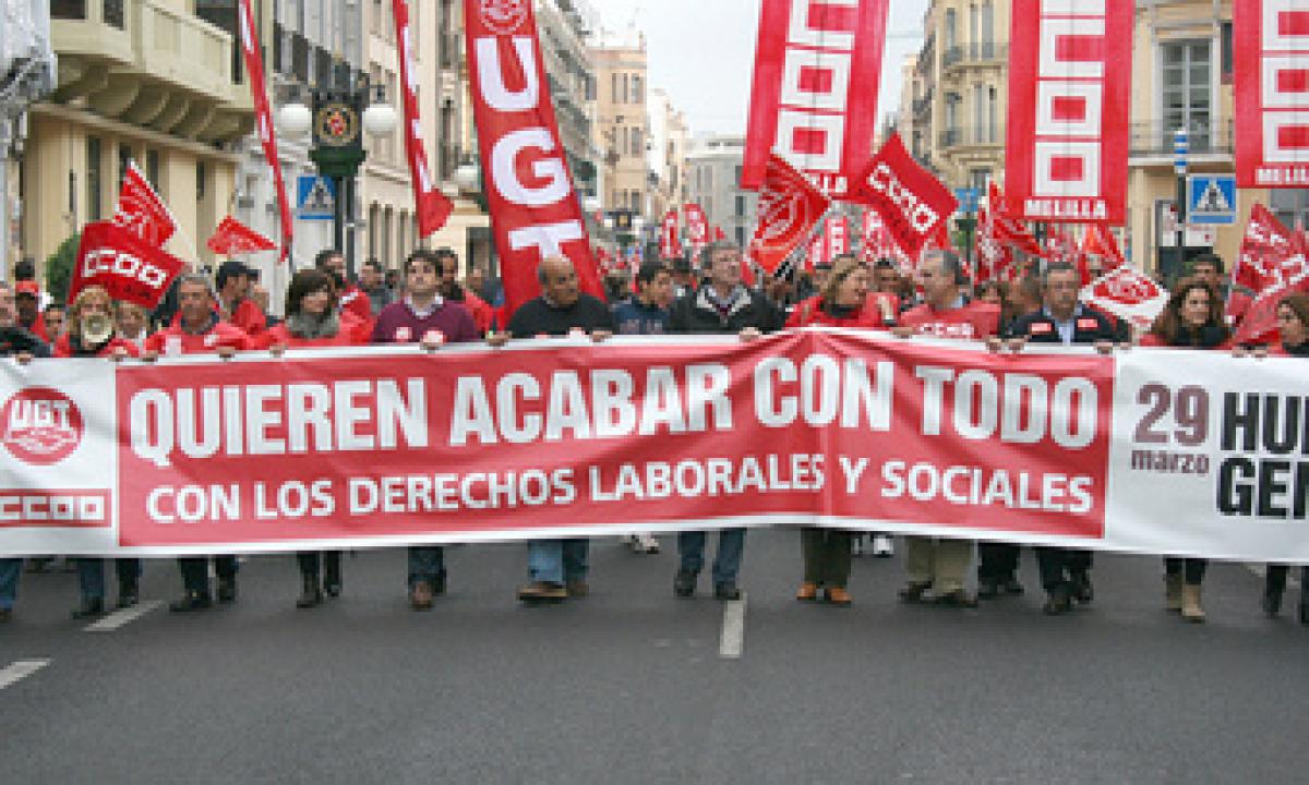 Manifestacin Melilla 29 de marzo