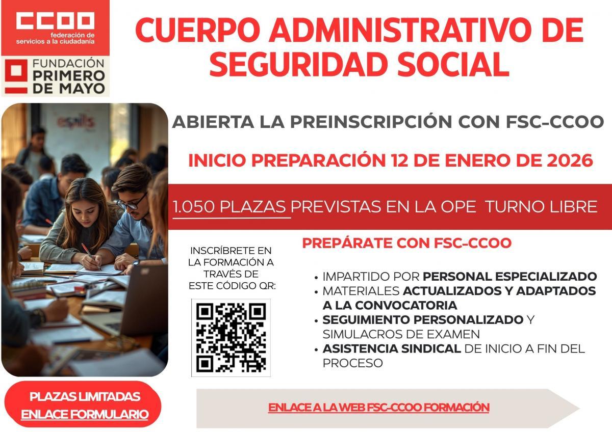 Preparación del Cuerpo Administrativo de la Seguridad Social