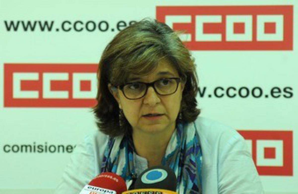 Paloma López, responsable de la Secretaría Confederal de Política de Empleo y Migraciones de CCOO