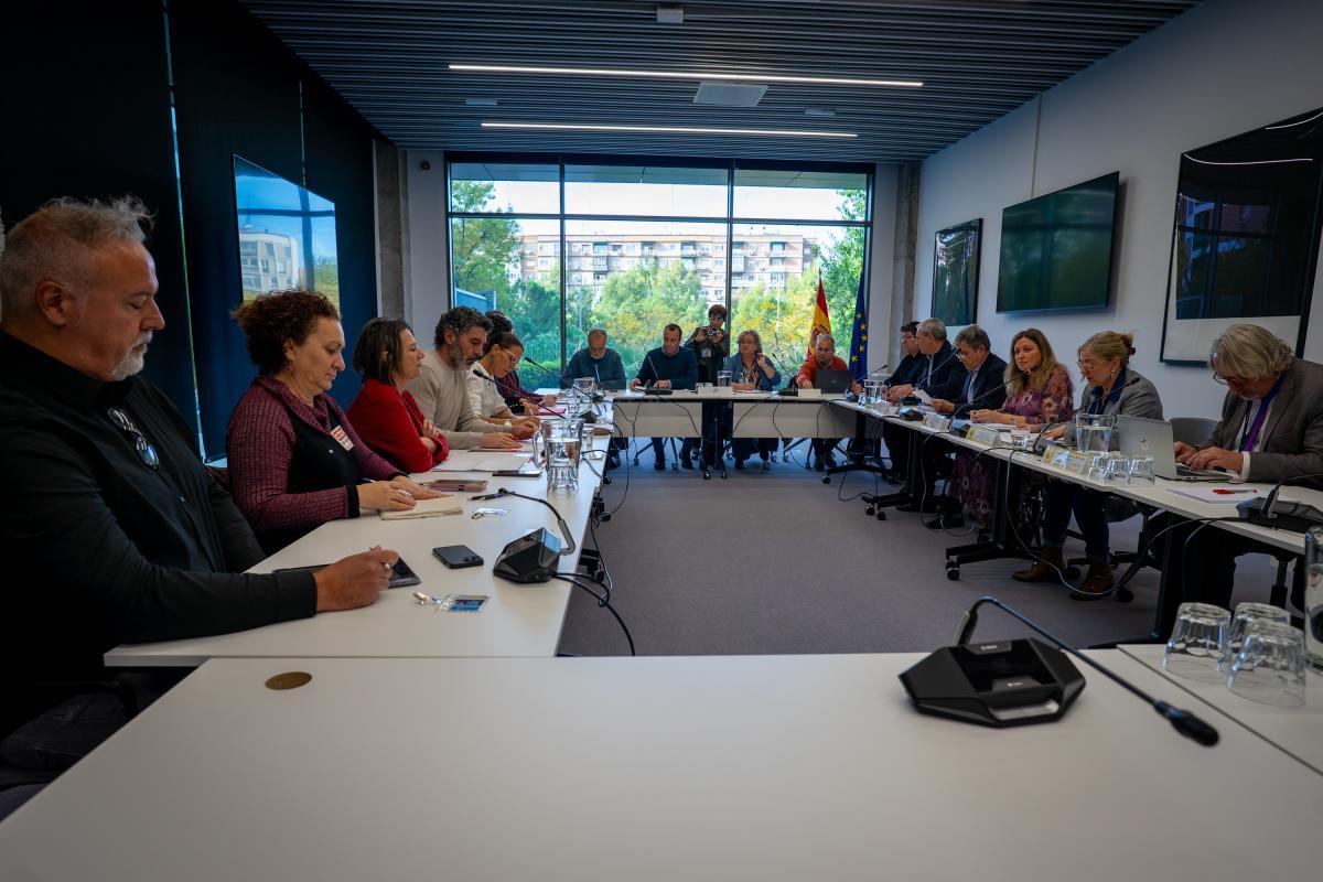 Imagen de la reunión en el Ministerio para la Transformación Digital y de la Función Pública