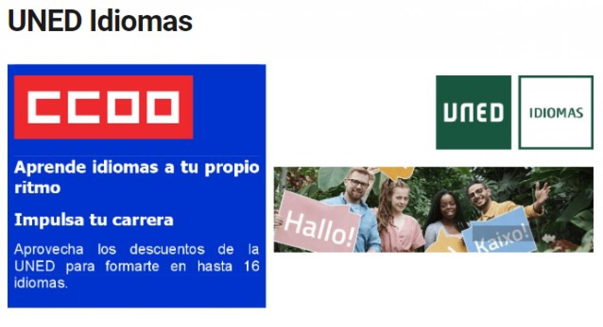 Aprovecha los descuentos de la UNED para formarte en hasta 16 idiomas.