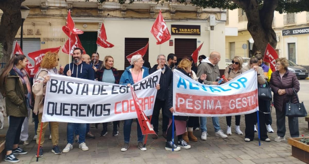 Imagen de archivo concentracin frente a la Consejera de Polticas Sociales y Salud Pblica.